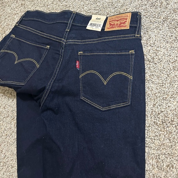 NWT Levi's 311 Shaping Skinny jeans Darkest Sky Dark Wash Cotton Stretch Size 30 - Picture 5 of 11